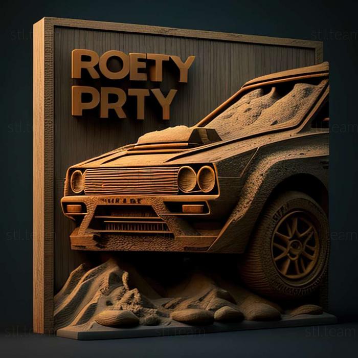 3D model DiRT Rally game (STL)